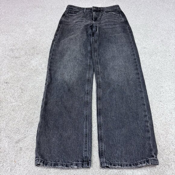 Dynamite Denim Justina Jeans Straight Black Pockets Women’s Size 2 - Picture 1 of 1